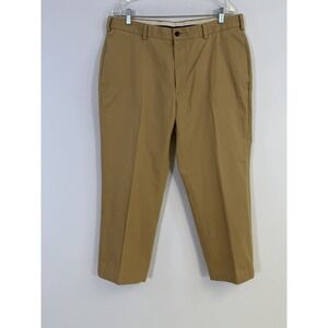 Brooks Brothers Chino Pants Mens 37x30 Khaki‎ Advantage Cotton Clark Fit Beige